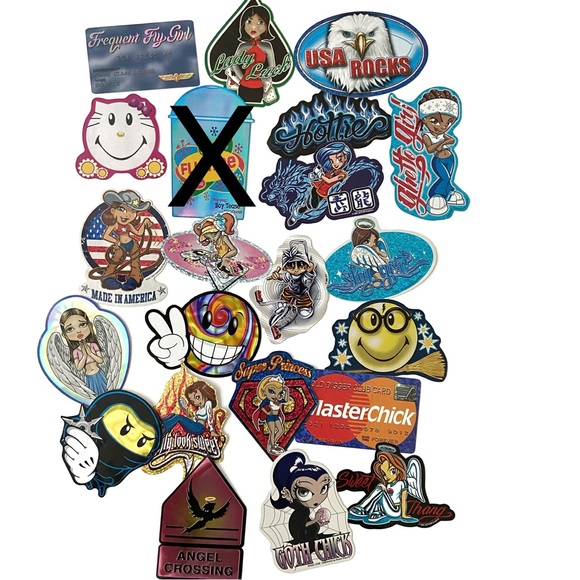 Vintage 2000s Y2K Prismatic Vending Machine Glitter Sticker Collection Nostalgia - Picture 3 of 4